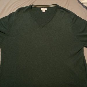 Old Navy XL V Neck Green Sweater